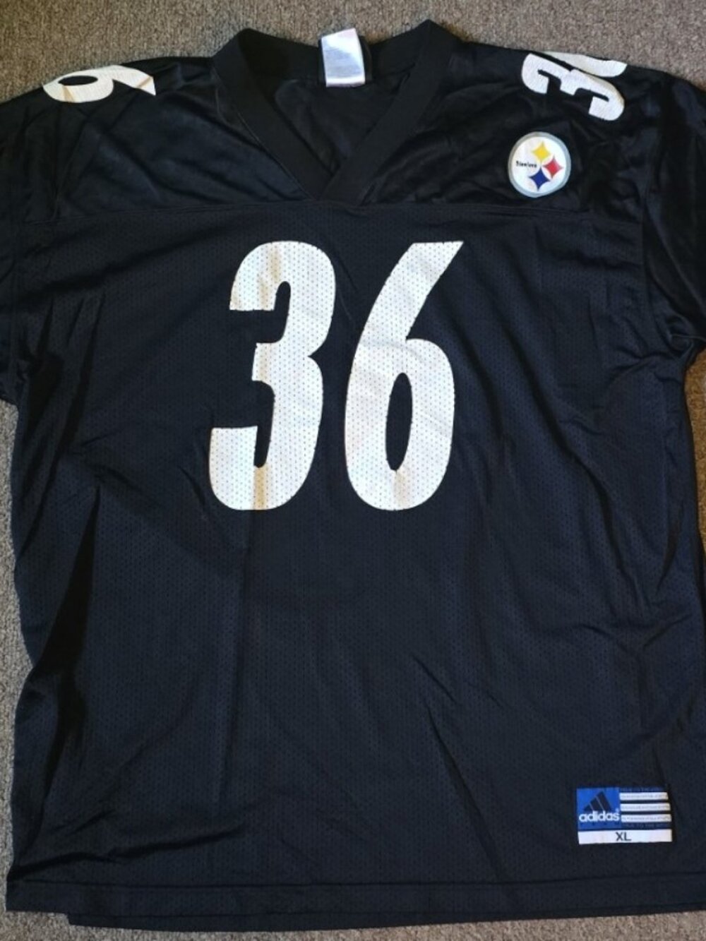 Vintage Pittsburgh Steelers Jerome Bettis #36 Adidas XL Extra Large Adult Jersey